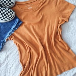 AE Mustard tee shirt